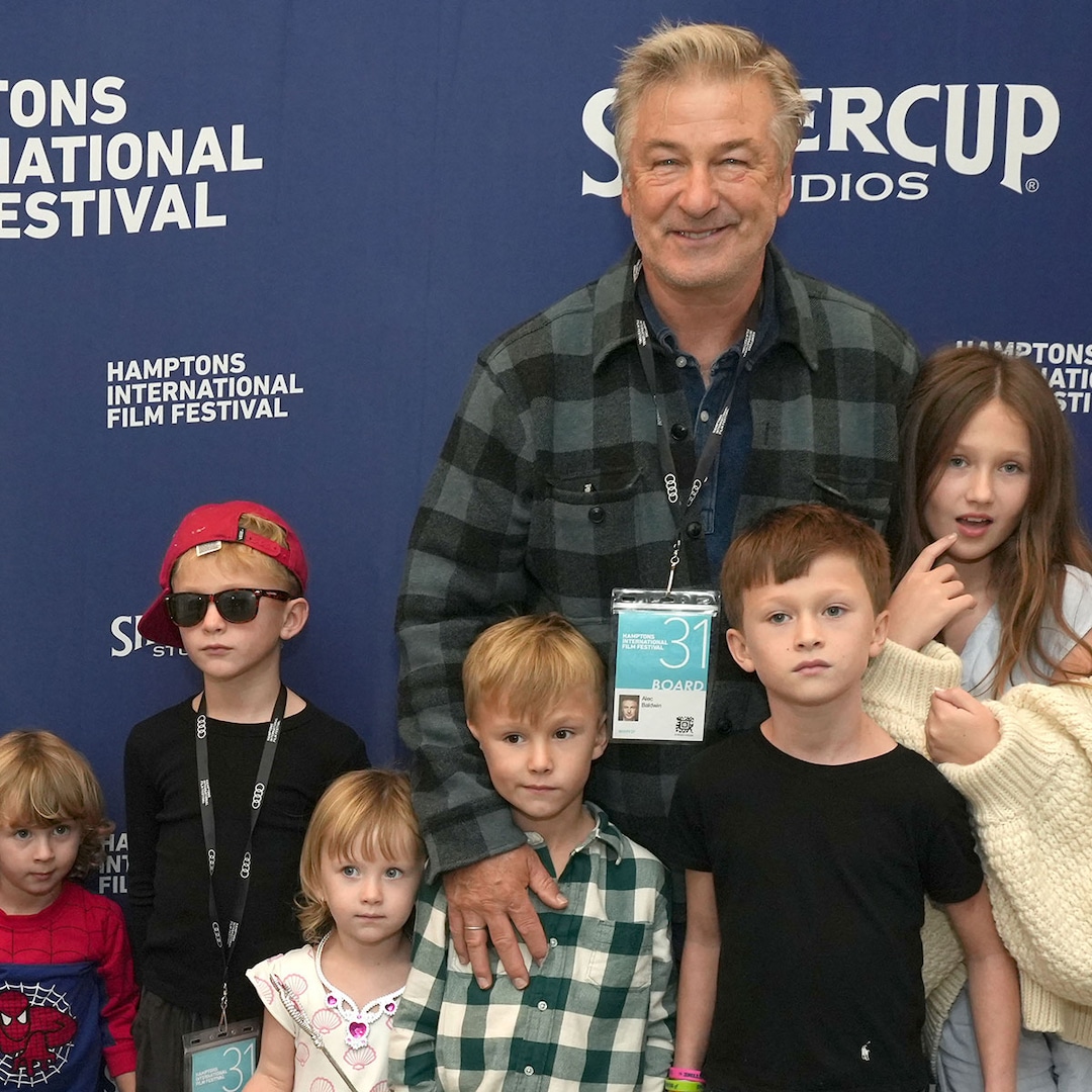 Alec and Hilaria Baldwin Bring All 7 of Their Kids to Film Festival Alec and Hilaria Baldwin Bring All 7 of Their Kids to Film Festival